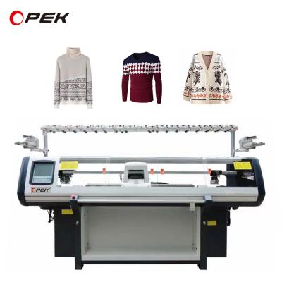 China Máquina de tricô plana computadorizada para suéter totalmente jacquard à venda
