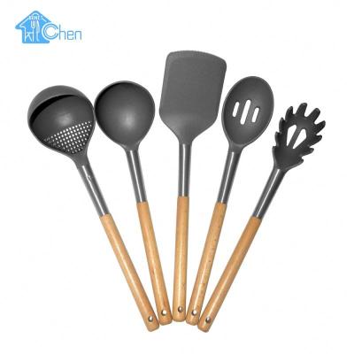 China Sustainable KNU0003A LFGB Certified Nylon Kitchen Utensil Set for sale