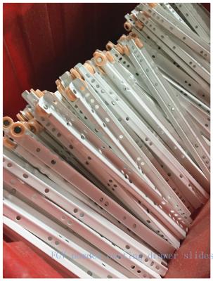 China Abs Wheel Ball Bearing Drawer Runners 0.9mm-1.2mm Thickness After Painting for sale