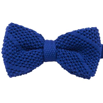 China 100% Handmade RunLin Factory Knitted Handmade Customized Business Woven Fabric Bow Ties for Men for sale