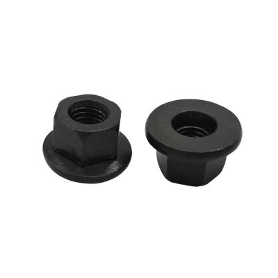 China M2 M4 M8 M10 M12 M28 General Wholesale Wholesale Fast Hex Heavy Stainless Steel Industry Lock Hex Nylon Flange Nut for sale