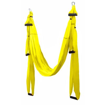 China Wholesale Hammock Adult Home Gym Stretch Yoga Equipment Yoga Sporting Goods Hanging Belt Swing Trapeze for sale