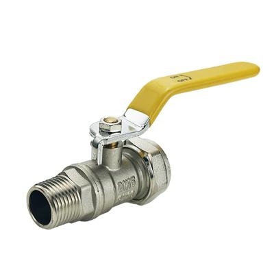 China Tubomart OEM 1/4 Brass Ball Valve Hand Operated Customizable Support For Gas System for sale