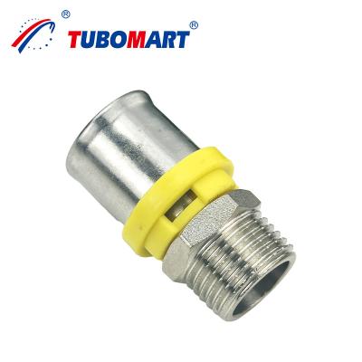 China Tubomart CW614N Gasleidingen 1/4-4'' PN25 Pressleidingen PEX Geel Gelijk Elmboog Gasleidingen Te koop