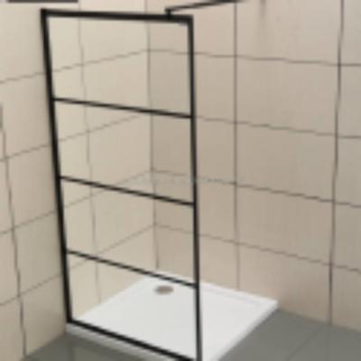 China Aluminum Frame Bathroom Shower Door Tempered Glass PF-101-8 for sale
