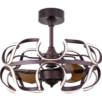 China Hotel post modern high quality decorative remote control indoor living room design ceiling fan modern fancy lighting for sale