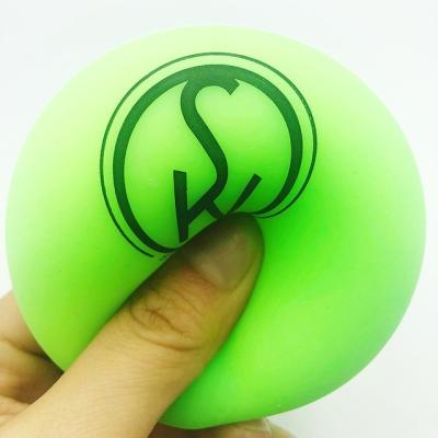 China Stress Relax Stress Reliever Custom Hot Sale Custom Stress Reliever Anti Worry TPR Stress Ball With Logo for sale