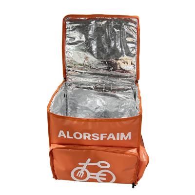 Chine Sac à dos de livraison de pizza à moto isolé avec logo personnalisé à vendre
