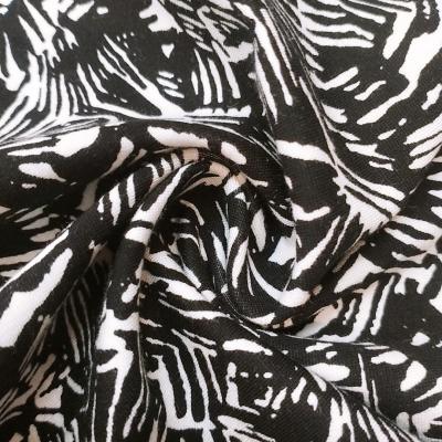 China Anti Pill Spandex High Quality Nylon Squishy Print Ponte Roma Knit Fabric For Coat for sale