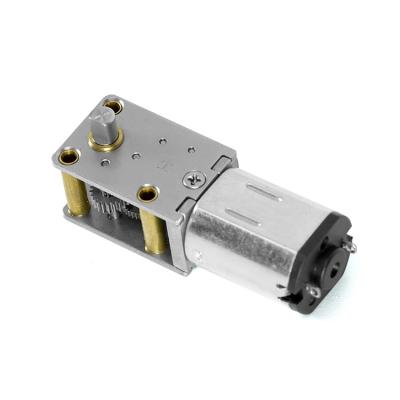 China Totally Enclosed 1.5V 2.4V 5V 6V Precious N20 Geared DC Brush Motor With Horizontal Metal Gearbox Speed Reducer for sale