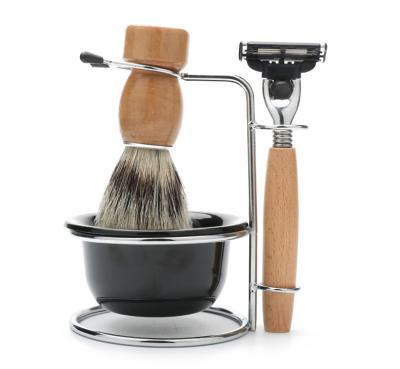 Chine Une brosse à savon à barbe 3 en 1 avec le logo du client à vendre