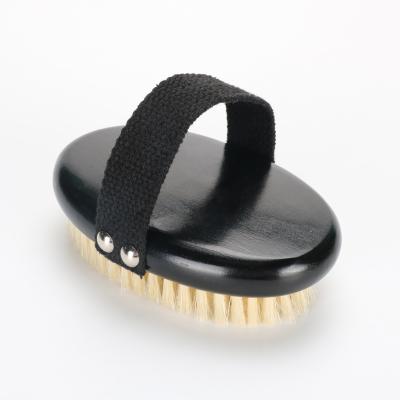 China Zwarte droog huid lichaam bad douche borstel aangepast kleur voor cellulitis ontgifmiddel Te koop