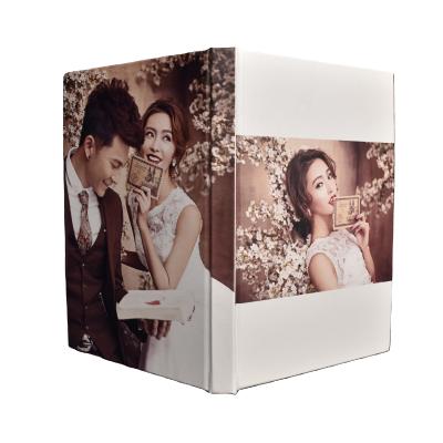 China Cardboard Cover Perfect Binding Color Printing Factory Direct Hardcover Book Hard Digital Photo Album for sale