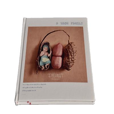 China Factory Hot Stamping Custom Good Quality Concave Hard Cover Beautiful Baby Photo Album for sale