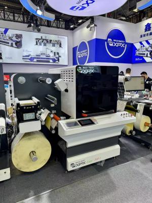 China Customizable Laser Label Cutting Machine with Max Rewinding Meter of 700mm and Die Cutting Width of 350mm for sale