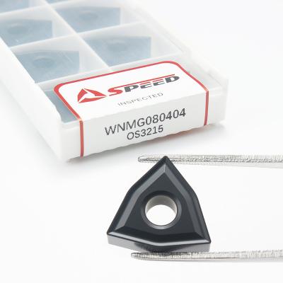 Китай Скорость WNMG080404 Износительно устойчивый вольфрамовый карбид поворачивает вставьте большой чугунный инструмент с черным покрытием CVD продается