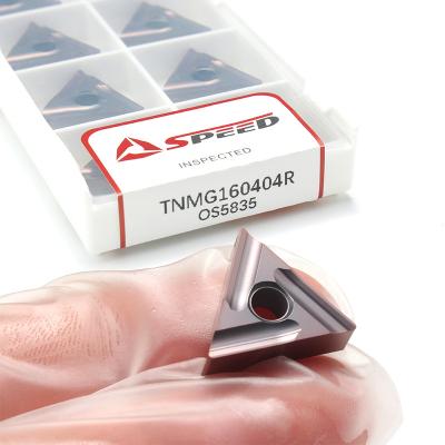 Chine CNC TNMG coupe de haute qualité inserts TNMG160408 TNMG160408 100% original de carbure triangle insert tourne-bouchon outil de tournage à vendre