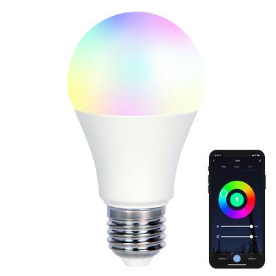 China Warehouse E27 E26 B22 high power LED light bulb led smart wifi bulb support Alexa and Amazon for sale
