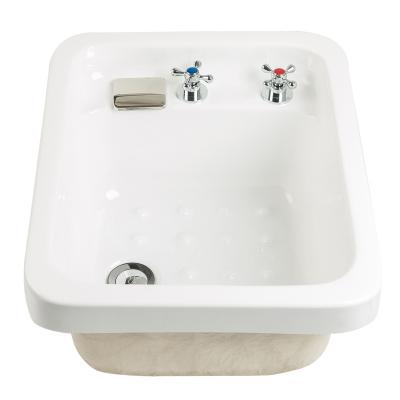 China Wholesale Acrylic Simple Modern Ceramic Spa Manufacturer Foot Therapy Pedicure Accessories Foot Spa Foot Massage Basin Manufacturer for sale
