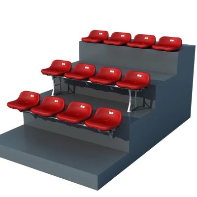 China Colorful Custom Logo HDPE PP Stadium Seats Anti Aging UV Resistant for Indoor Outdoor Events for sale