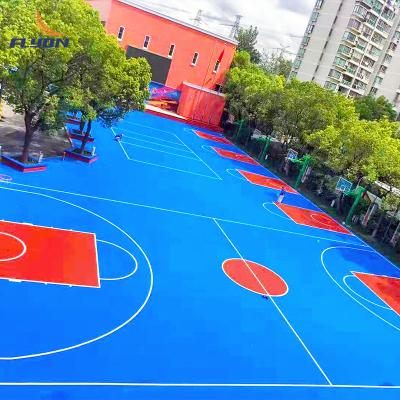 Chine 20 kg/tambour de revêtement de sol sportif en polyuréthane PU modulaire à vendre