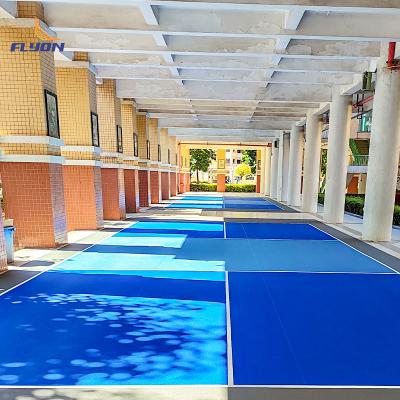 Chine Modèle de surface de sable cristallin Marqueur de terrain de pickleball pour intérieur et extérieur à vendre