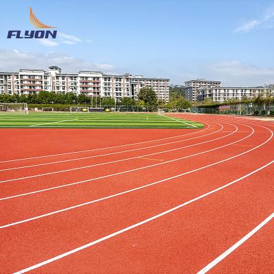 Chine Système de remplissage complet Pistes de course de sport Surface en polyuréthane avec finition texturée à vendre
