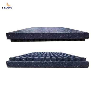 China 20 Lbs Rubber Flooring Mat Perfect Combination Of Shock Absorption And Durability for sale