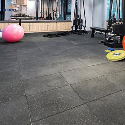 China Interlocking Eco Friendly Fire Resistance Rubber Flooring Mat For Commercial Spaces for sale