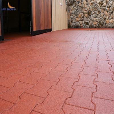 China Eco Friendly Slip Resistance Rubber Mat Flooring Outdoor for sale