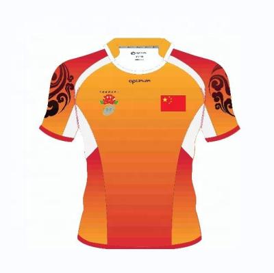 China Antibacterial Logo Sublimation Polyester Breathable Custom Men's Rugby League Tank Top for sale