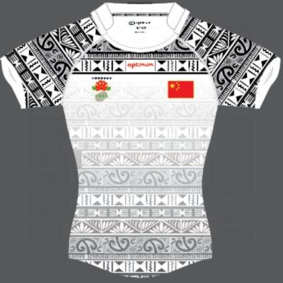 China Antibacterial Logo Sublimation Polyester Breathable Custom Men's Rugby League Tank Top for sale