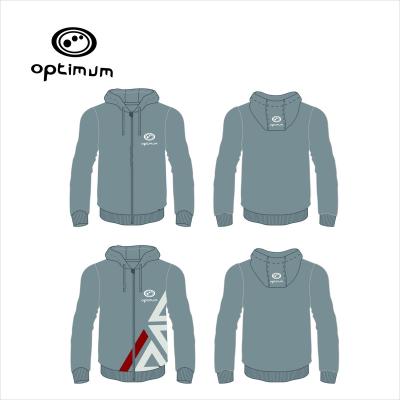 China Custom Logo Rugby Hoodie Anti-wrinkle Cotton Fleece Fabric for sale