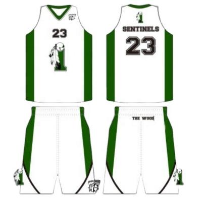 China Breathable High Quality Sublimation Loose Fit Sports Team Uniform Reversible Basketball Uniform for sale