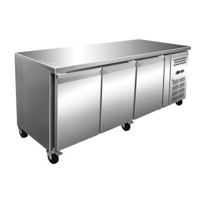 China Single-temperature Single-temperature Kitchen Freezer Workbench / Stainless Steel Commercial Refrigerator for sale