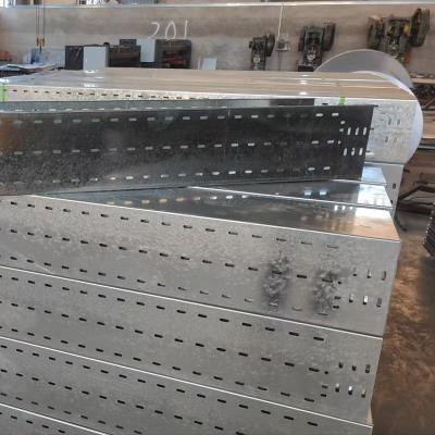 China Customized Hot Dip Galvanised Cable Tray 25mm-150mm Building Cable Tray for sale