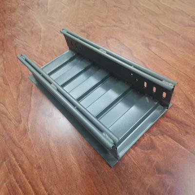 China Indoor Or Outdoor Cable Support Tray With Silvery Molded Cable Tray And Load Capacity According To The Design for sale