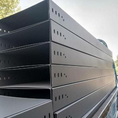 China 500kg Load Capacity Solid Cable Tray For Wall Mount Installation And Weather Resistance In Demanding Environments for sale