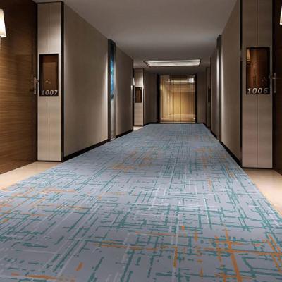 China Customized Modern Pattern Printed Axminster Hotel Carpet for Wall to Wall Manufacture for sale