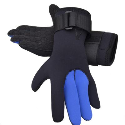 China High Quality Neoprene Anti-Slip Adjustable Underwater Dive Swimming Gloves Waterproof Gloves For Diving Safety for sale