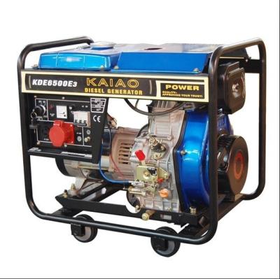 China el aire 5KVA refrescó el sistema de generador diesel con la velocidad del motor 3000/3600rpm RPM en venta