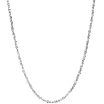 China Simple CLASSIC 925 Sterling Silver Gypsophila Necklace Female Clavicle Chain Necklace Women for sale