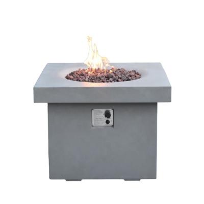 China MODENO New Mine Outdoor Fire Table Stored Natural Gas Heater Natural Gas Square Fire Table for sale