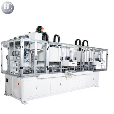 China Automatic Pail Making Machine 37CPM UN Tinplate Materials Combinated Flanging Sealing Machine for sale