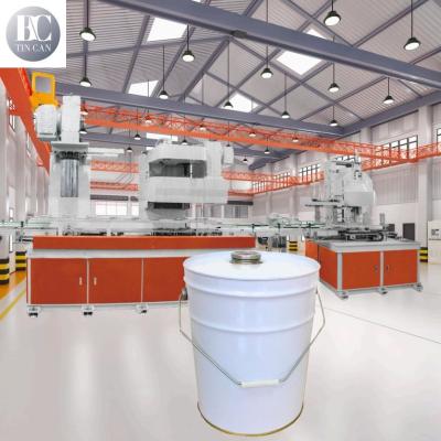China 30cpm Pail Making Machine OEM Tinplate Paint Pail Cover Seaming Machine for sale