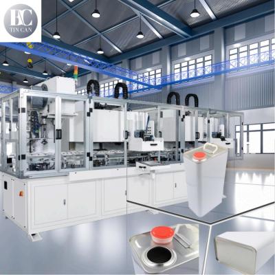 China Integrated Automatic Tin Can Making Machine 40cpm OEM Oblong Cans Making Machine for sale