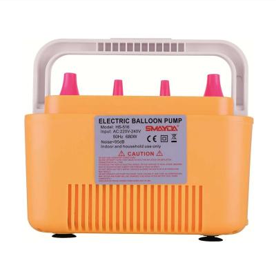 China Family Houses Electric Balloon Pump Inflator,Balloon Inflate Machine,Portable Dual Electric Nozzle Balloon Pump - 220V-240V 680Watt for sale