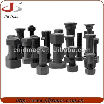 China CR 40 or 45# excavator track bolt and nut track shoe bolt nuts bolt with nut for sale