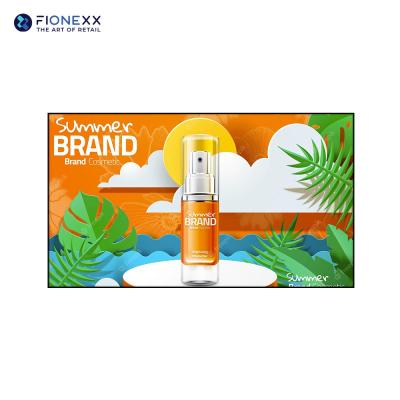 China 8mm Bezel QLED Monitor Android LCD Digital Signage Display Quiosco para video de montaje de pared 4K Anuncios en venta