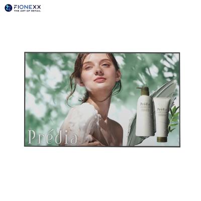China 8mm Bezel 4K Video Montado en la pared QLED Pantalla LCD Ultra delgada de alta resolución Wifi Pantalla táctil LCD de publicidad para tiendas minoristas en venta